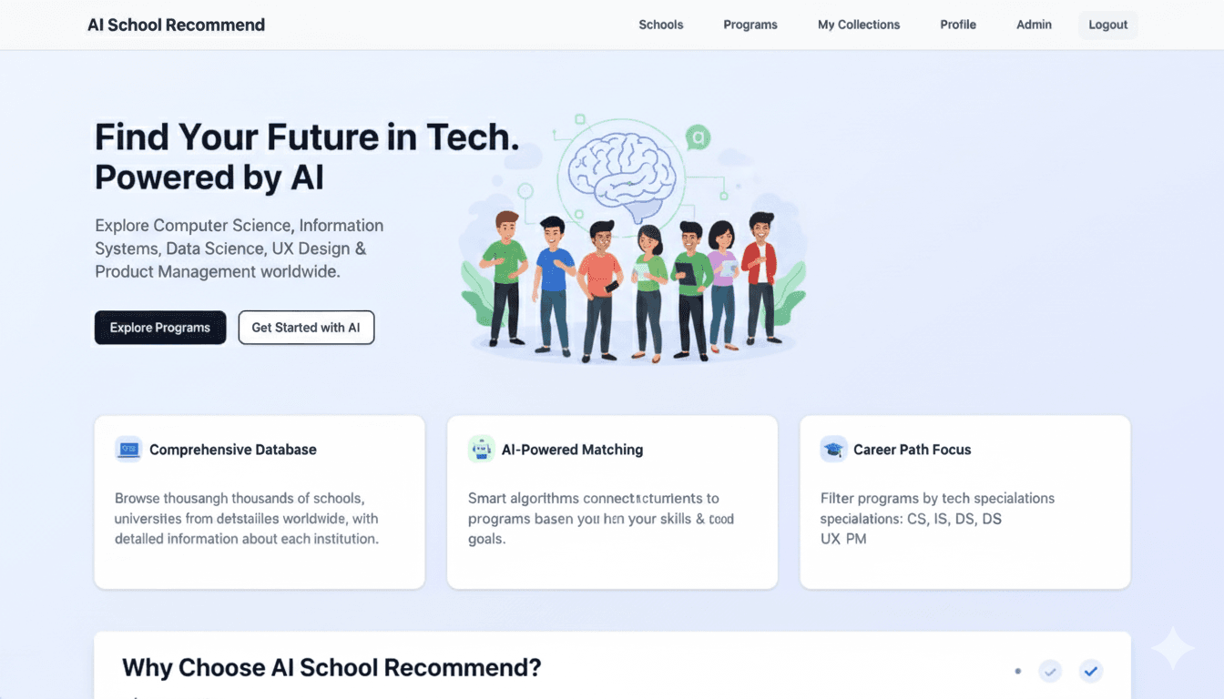 AI School Recommender Demo
